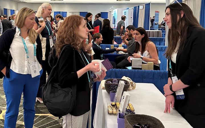 Exhibitor with Attendee